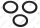 Joint plat, (x3) Vaillant 0010043816