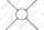 Support (croix de fixation) dn 80 Vaillant 0020018338
