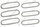 Passe tube, kit de 3 Vaillant 0020038755