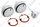 Boutons blanc (excl.), kit de 3 Vaillant 0020048920