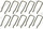 Clip, (x10) Vaillant 0020068126