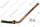Tube, pump-out Vaillant 0020069044