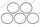 Joint plat (x5) Vaillant 0020077919