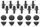 Kit de fixation (x10) Vaillant 0020085444