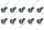 Vis, (x10) Vaillant 0020127099