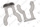 Clip (x2) Vaillant 0020142247
