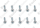 Vis (x10) Vaillant 0020150089