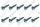 Vis, (x10) Vaillant 0020173984