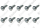 Vis (x10) Vaillant 0020206050