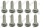 Vis, (x10) Vaillant 0020209504