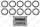 Joint torique (x10) Vaillant 981311