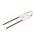 Electrode d allumage mectron 3 male Riello 3005766