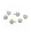 Ensemble boutons + axes blanc Unical 04482E