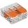 Bornes de raccordement Wago 3 conducteurs (x50)  458305