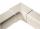 Angle interieur 90&deg; pour goulotte 25x30 - RAL 9001  ANGLE INTER 90 GOUL 25X30