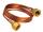 Tube capillaire avec poussoir pour shrader, &eacute;crou 1/4", longueur 2000mm Teddington TF-TCP 2000