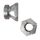 Racc 3/8" trou 9,5 trou porte-resistance Generic 