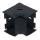 Coude interieur 90&deg; t 80 noir Generic 