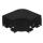 Coude plat 90° taille 110 noir Generic 