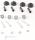 Kit fixations murales long Sauter 094316