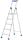 Escabeau maxibat 3,12m 5 marches tubesca  02375105